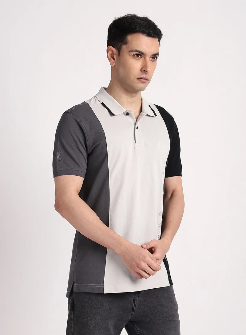 Logo Colorblock Polo