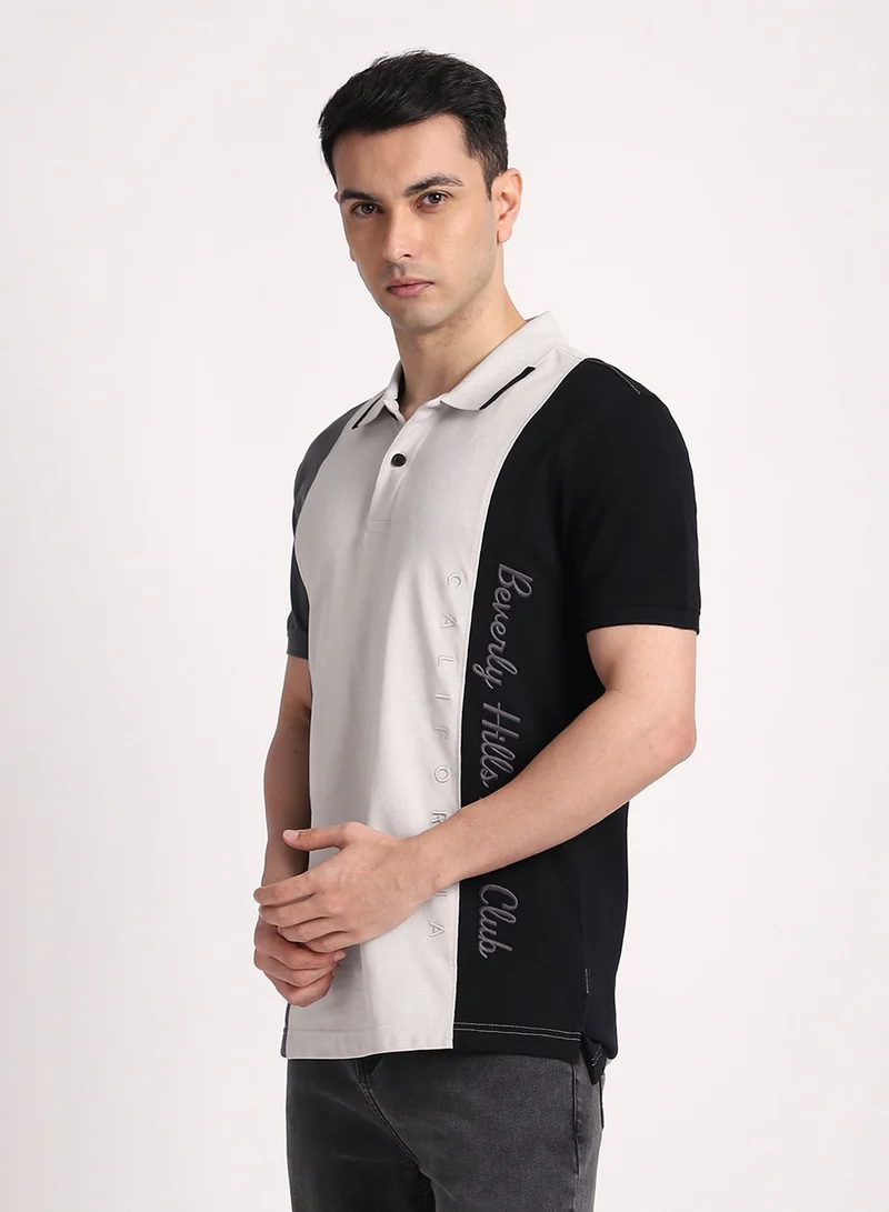BEVERLY HILLS POLO CLUB  Logo Colorblock Polo for Men | Best Price UAE