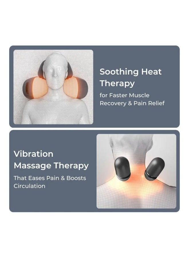 HUMJO Cervical Neck Massager Pillow For Neck Pain Relief,Memory Foam, Constant Temperature, Heat Therapy, Vibration, Massage, Multi-functional Therapeutic Pillow - Image 4
