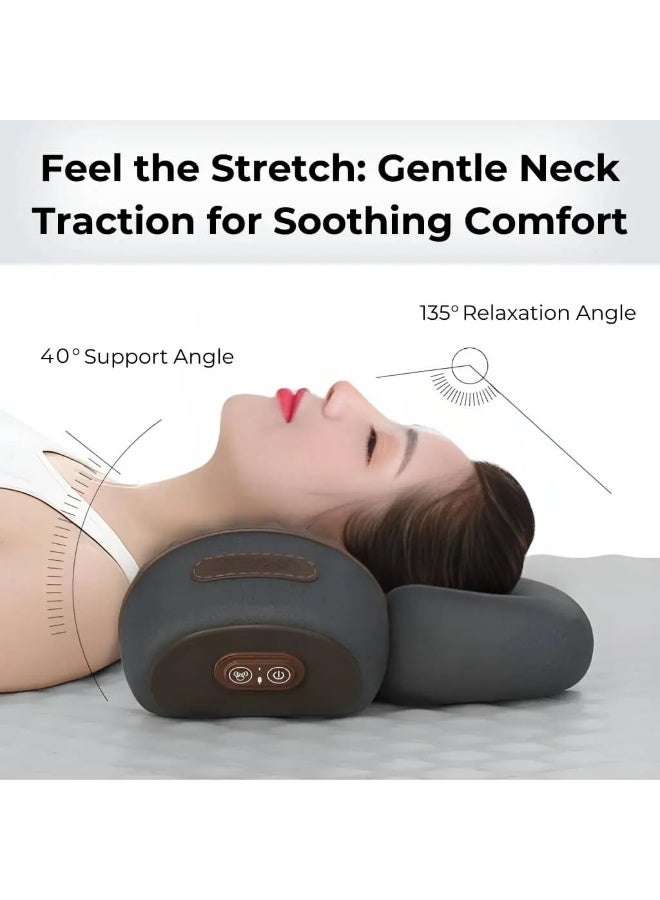 HUMJO Cervical Neck Massager Pillow For Neck Pain Relief,Memory Foam, Constant Temperature, Heat Therapy, Vibration, Massage, Multi-functional Therapeutic Pillow - Image 3