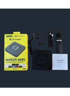 ONN ONN Google TV 4K UHD resolution Streaming box  Remote control  - Image 3
