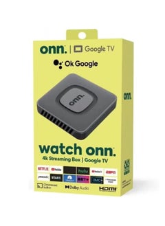 ONN ONN Google TV 4K UHD resolution Streaming box  Remote control  - Image 2