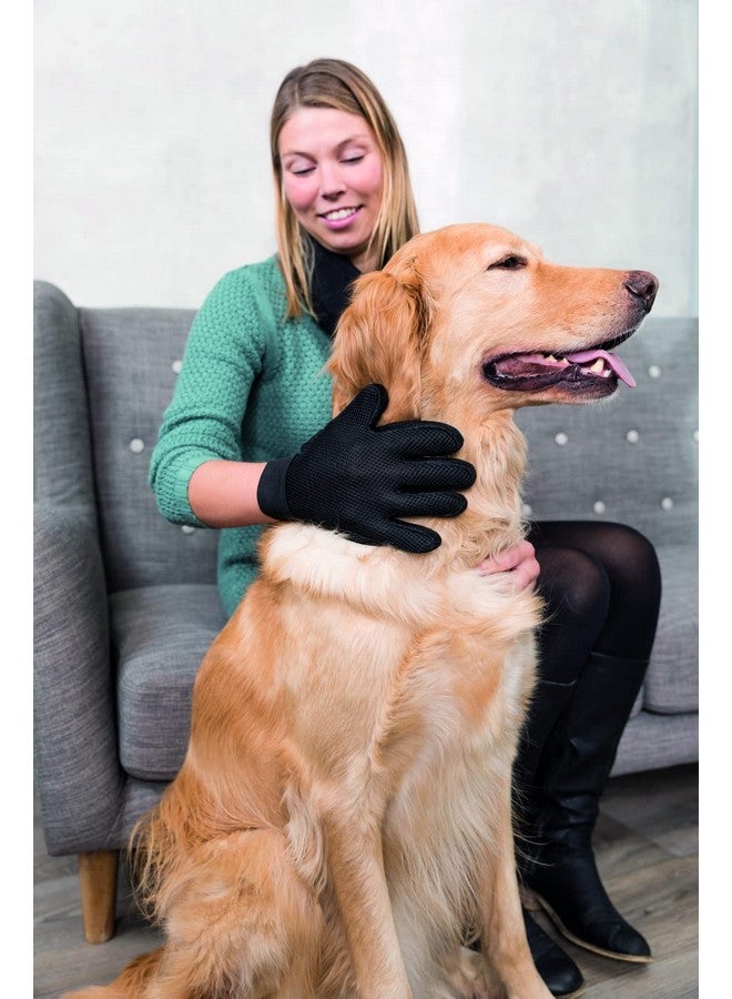 Trixie Fur Care Massage Gloves for Dogs, Grooms Your Pet While You Pet Them, Detangles and Removes Loose Hair, Gives Coat Silky Shine and Increases Blood Flow - 18 X 24 cm - Image 3