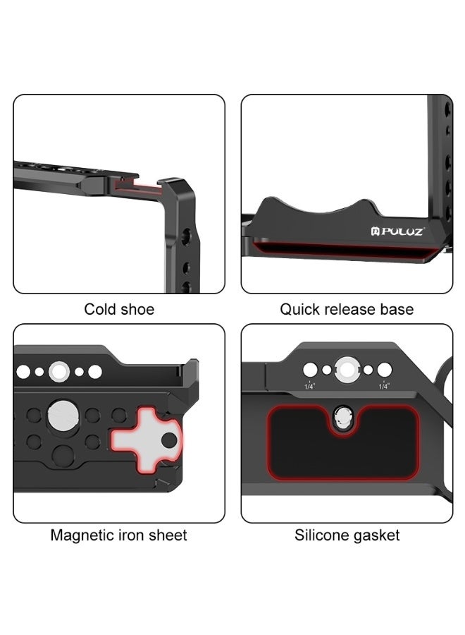بولوز puluz هو سبائك الألومنيوم الإطار واقية مناسبة لأنّ سوني zv-e1 كاميرا مدمجة . - Image 3
