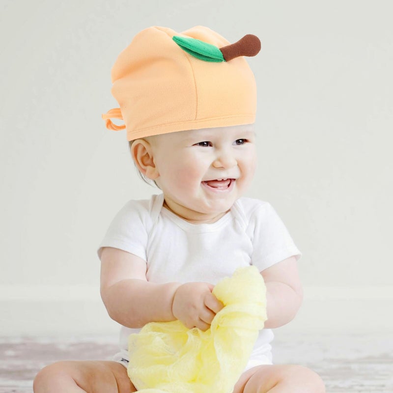 Valiclud Soft Cotton Leaf Hat With Ear Protection For Newborn Baby 38 45cm Yellow - Image 5
