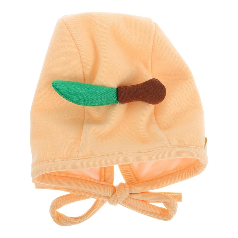 Valiclud Soft Cotton Leaf Hat With Ear Protection For Newborn Baby 38 45cm Yellow - Image 2