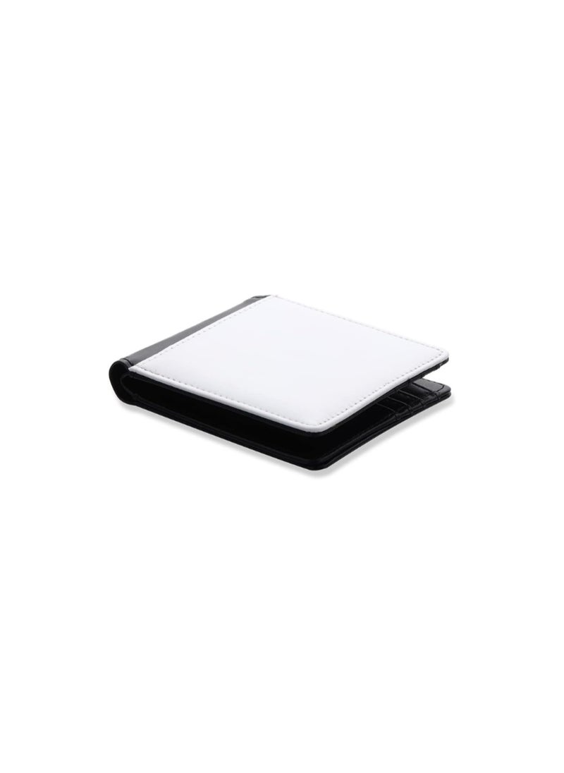 Kalon - 2 Pieces Sublimation Heat Transfer Card Holder Multi-Card Wallet Brown and White for Men and Women Gift, Office Work, Travel Wallet - Image 1