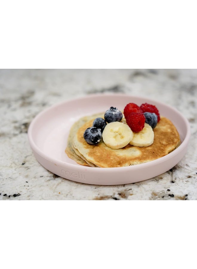 melii طقم أطباق ووعاء وكوب من السيليكون غير القابل للامتصاص - ليموني، نعناعي، أزرق - Image 4