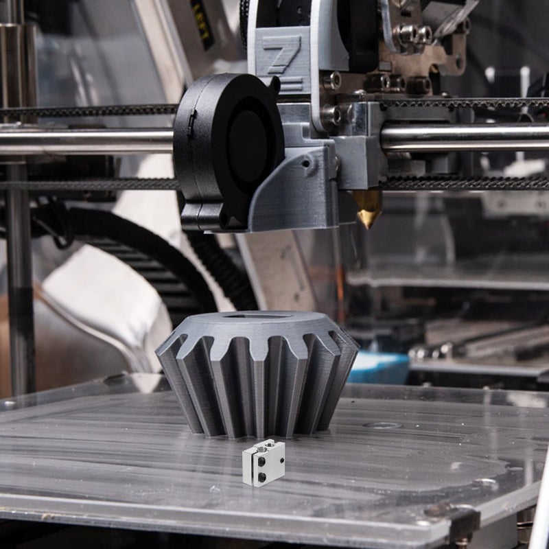 Heater Block Extruder Heat Block 3D Printer Heat Block 3D Printing Accessory Compatible with PT100 Sensors - Image 5