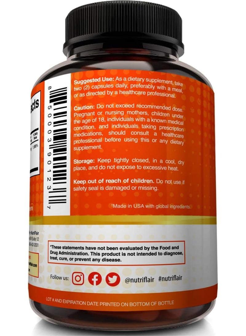 NutriFlair Liposomal Vitamin C, 1700mg - 180 Vegetable Capsules  - Image 5