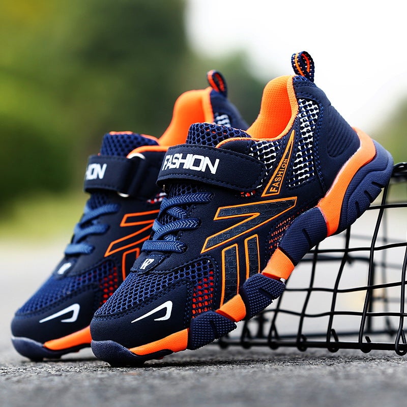 [Manufacturer Direct Sales] Leather Children's Shoes, Boys' Sports Shoes, Waterproof and Non-Slip Mid-Top Walking Shoes for Middle-Aged and Primary School Students - Image 3