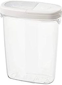 Digital Shoppy Digital Shoppy 365+ Dry Food jar with lid, Transparent, White, 1.3 l (44 oz) 