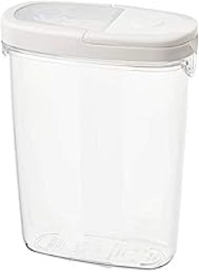 Digital Shoppy Digital Shoppy 365+ Dry Food jar with lid, Transparent, White, 1.3 l (44 oz) 