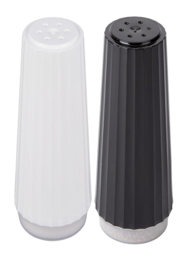 GLOBAL BASICS Disposable Salt and Pepper Shakers by Global Basics (24)- Plastic Shaker Sets for Parties, Restaurants, Picnics, Cookouts - Prefilled Salt and Pepper Shakers with 4oz. Salt, 1.5oz. Pepper - 24-Pack - Image 2