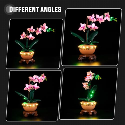 Nitemode Light Kit Compatible with Lego Orchid Upgraded 10343 Mini Orchid Model Lighting AccessoriesNo Model - Image 5