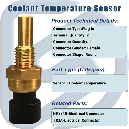SDYYDS 213-4514 213-4333 19236568 Engine Coolant Temperature Sensor with Pigtail Connector – Compatible with Buick LaCrosse, Chevy Silverado, GMC Yukon & More - Image 5