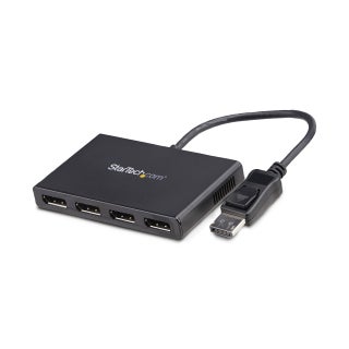 StarTech.com 4-Port DisplayPort 1.2 Splitter, DisplayPort to 4x DP Multi-Monitor Adapter, Quad 1080p 60Hz Computer MST Hub, Windows Only, No Drivers (MSTDP124DP) - pzsku/Z8026DC5F88465818D748Z/45/1749374149/20420460-a596-47ff-9649-76a3945746f5