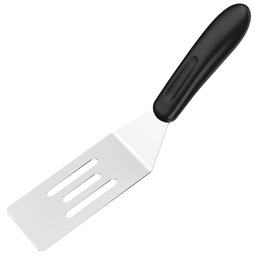 ReneeChef Professional Mini Serving Spatula #2622, Stainless Steel Cutter and Turner for Serving, Flipping, Small Metal Grill Spatula for Brownies, Pancakes, Pie, Cookies or Barbecue etc. - Image 1