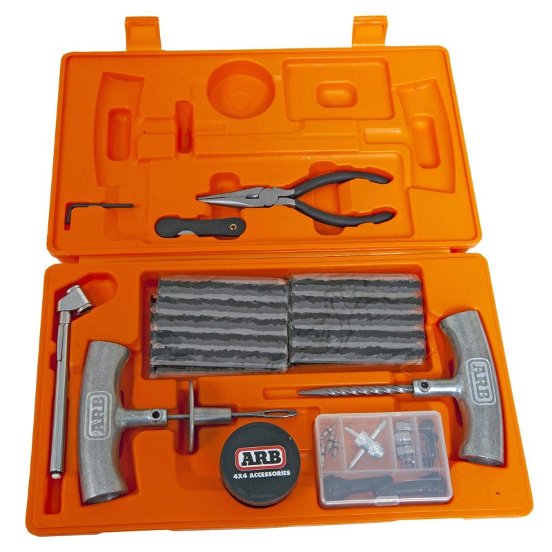 ARB 10000011 Speedy Seal 2 Universal Heavy Duty Tire Repair Kit For Car Truck RV Jeep ATV Motorcycle Tractor Trailer Flat Tire Puncture Repair Kit Fix Punctures and Plug Flats 50 String Plug