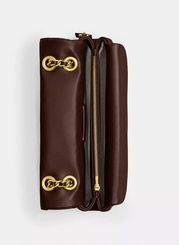 متجر المدرب حقيبة كتف مصنوعة من الجلد المبطن من كوتش اوتليت - Image 4