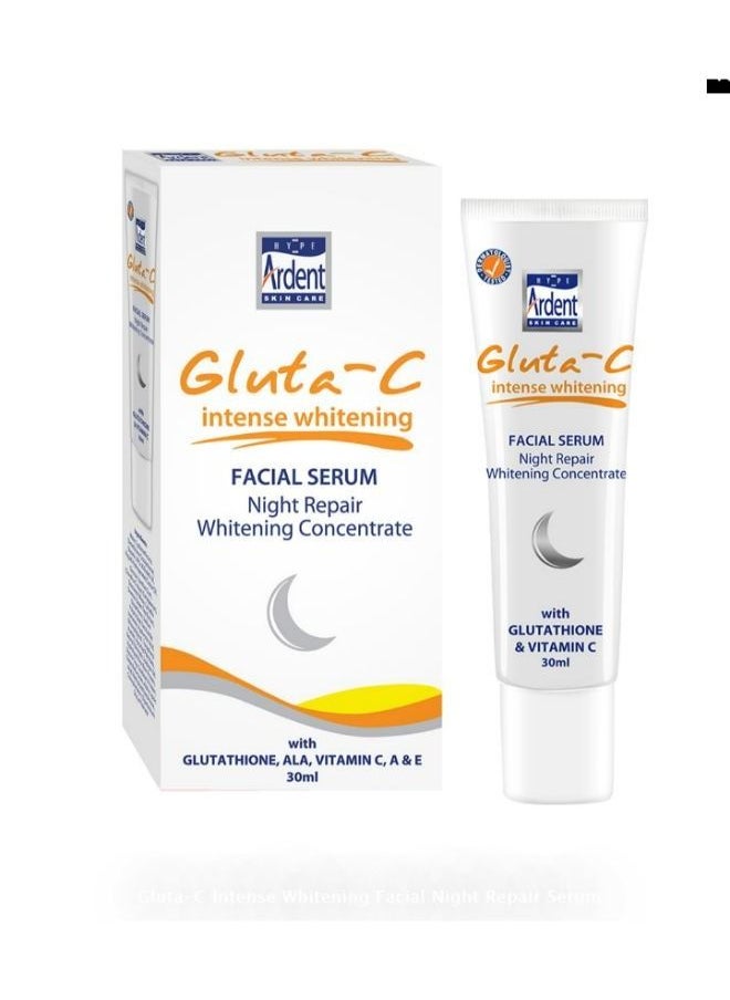 GLUTA C Gluta-C Intense Whitening Facial Night Repair Serum 30 ML  - Image 2