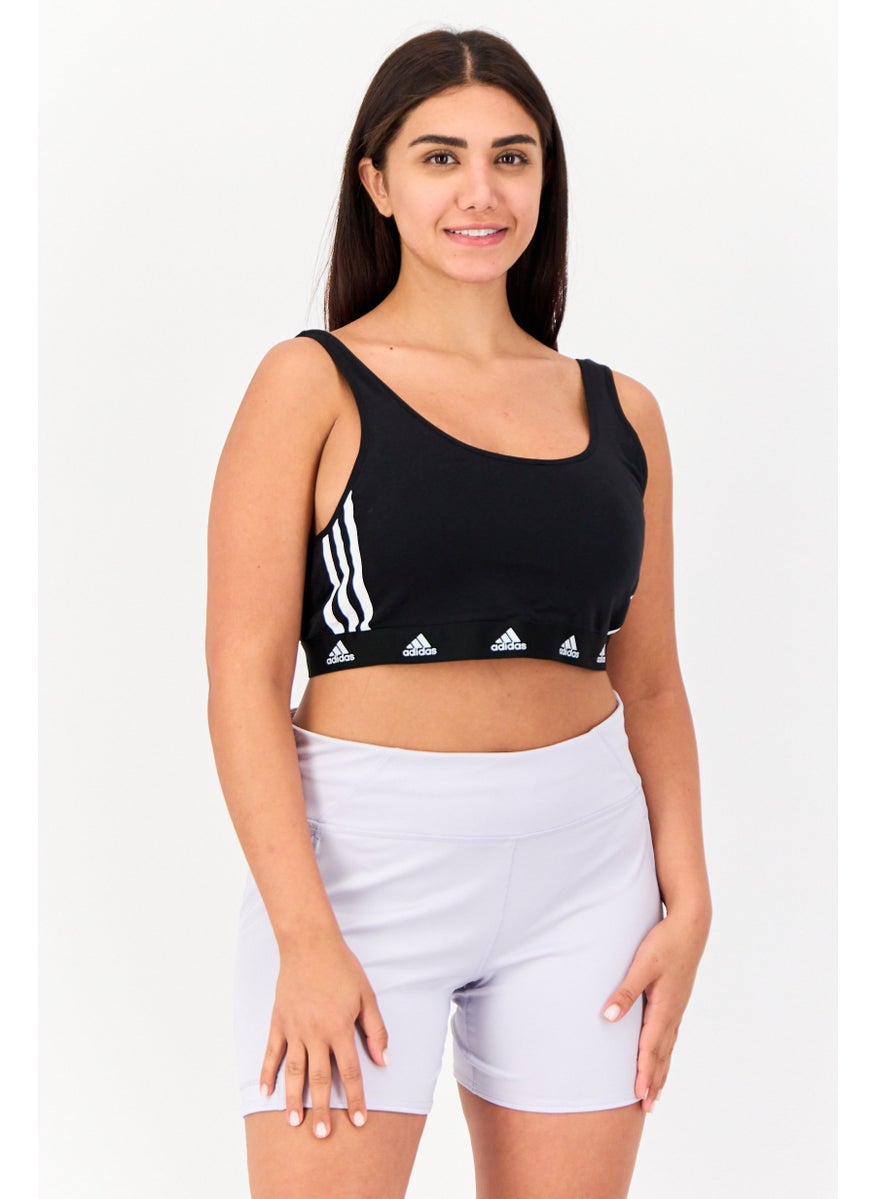 Adidas Women 2 Pieces Brand Logo Lightly Padded Sports Bra, Multicolor  - Image 2