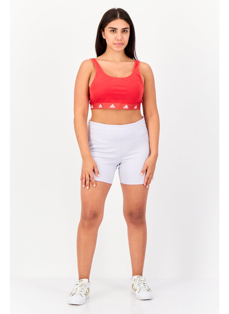 Adidas Women 2 Pieces Brand Logo Lightly Padded Sports Bra, Multicolor  - Image 3