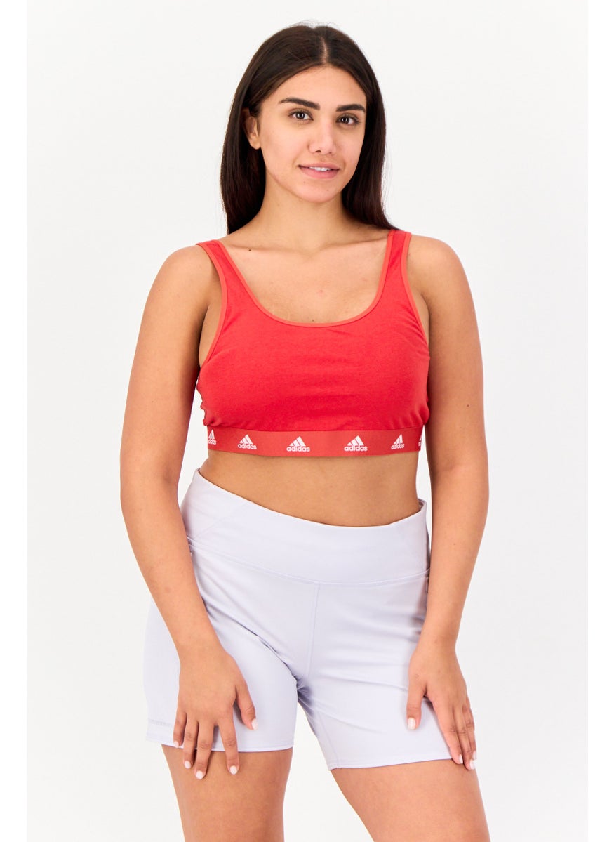Adidas Women 2 Pieces Brand Logo Lightly Padded Sports Bra, Multicolor  - Image 1