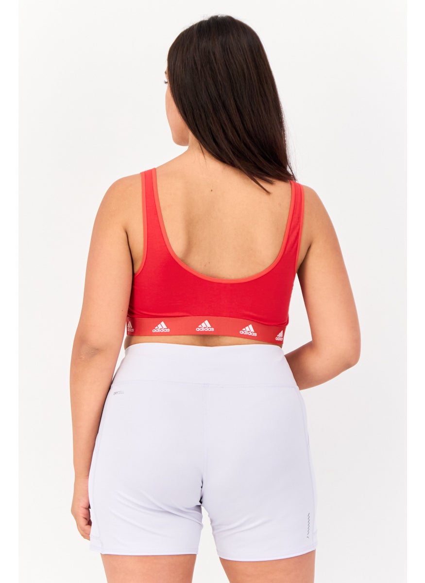 Adidas Women 2 Pieces Brand Logo Lightly Padded Sports Bra, Multicolor  - Image 5