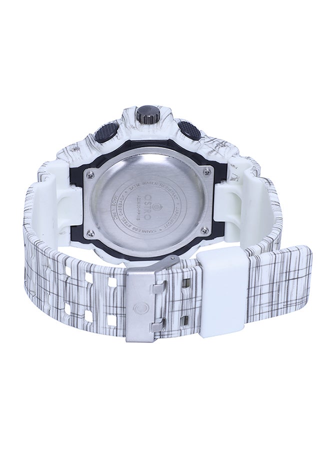 ASTRO Kids Unisex Water Resistant Plastic Analog & Digital Watch A20806-PPWB - 53mm - White - Image 3