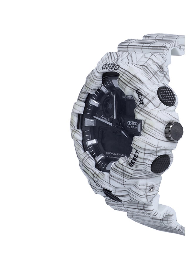 ASTRO Kids Unisex Water Resistant Plastic Analog & Digital Watch A20806-PPWB - 53mm - White - Image 2