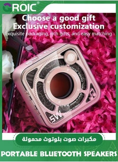 GROIC Portable Bluetooth Speaker, Mini Transparent Wireless Speakers, Supports TWS Pairing, TF Card, HD Sound Deep Bass, Waterproof Speaker for Home, Travel, Outdoor  - Image 4