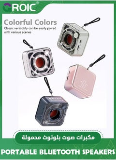 GROIC Portable Bluetooth Speaker, Mini Transparent Wireless Speakers, Supports TWS Pairing, TF Card, HD Sound Deep Bass, Waterproof Speaker for Home, Travel, Outdoor  - Image 5