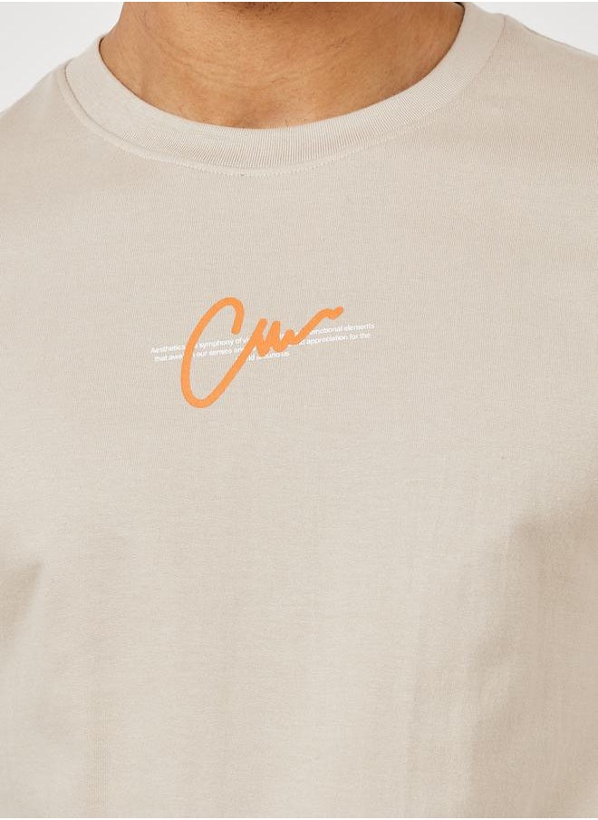 Styli - Terry Oversized Front and Back Print T-Shirt - Image 1