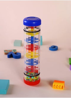 كيلا عبوتان من آلة Rainmaker الموسيقية Rain Stick للأطفال الصغار والأطفال الصغار، أنبوب خشخيشة لسقوط الأمطار مقاس 8 بوصات  - Image 4