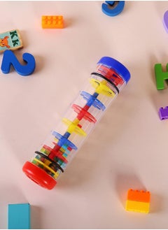 كيلا عبوتان من آلة Rainmaker الموسيقية Rain Stick للأطفال الصغار والأطفال الصغار، أنبوب خشخيشة لسقوط الأمطار مقاس 8 بوصات  - Image 5