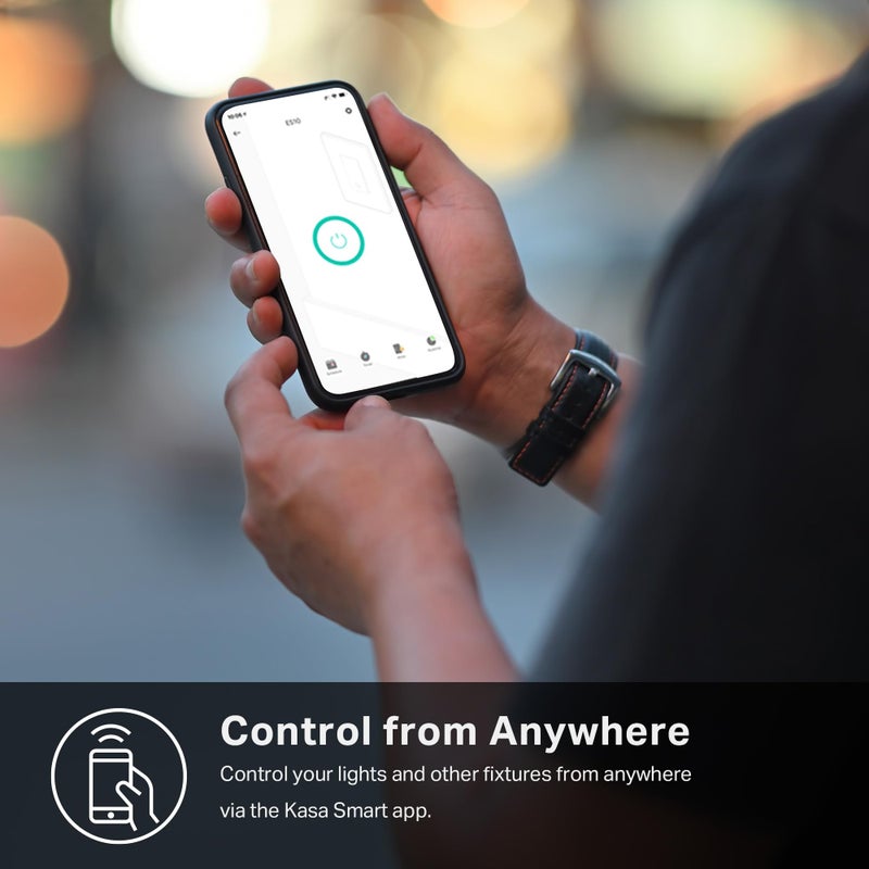 Kasa Smart Light Switch HS200-BL, Single Pole,Neutral Wire Required, 2.4GHz Wi-Fi Light Switch Compatible with Alexa and Google Home, UL Certified, No Hub Required, Black - Image 4