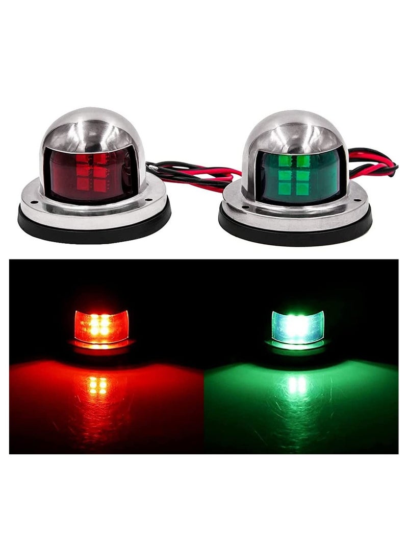 Excefore - Navigation Lights Deck Mount New Marine Sailing Lights for Bow Side Port Starboard Pontoons Chandlery Boat Yacht Skeeter DC 12V Easy to Install Good Lighting - Image 1
