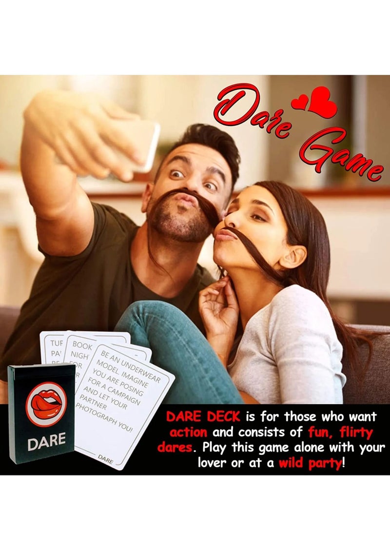 Talk Flirt Dare Question Card Game For Lovers Couples 20cm