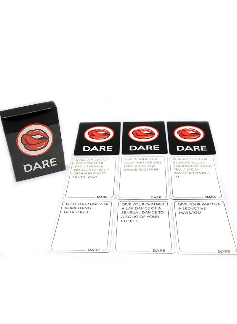 Talk Flirt Dare Question Card Game For Lovers Couples 20cm
