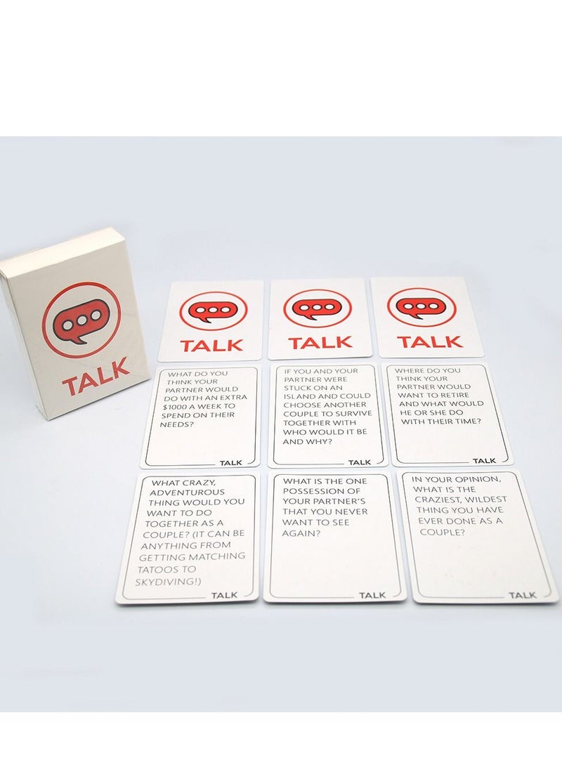 Talk Flirt Dare Question Card Game For Lovers Couples 20cm