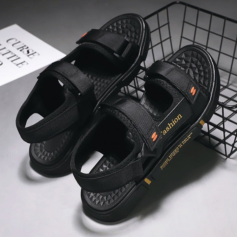 2024 Non-Slip Wear-Resistant Adjustable Fashion Velcro Two-Wear Explosion Casual Sports Beach Shoes - Image 1