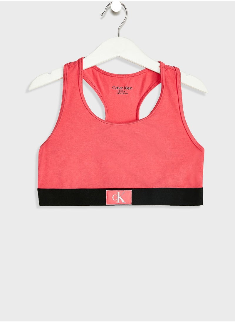 Calvin Klein Jeans - Youth 2 Pack Logo Mini Band Top - Image 1