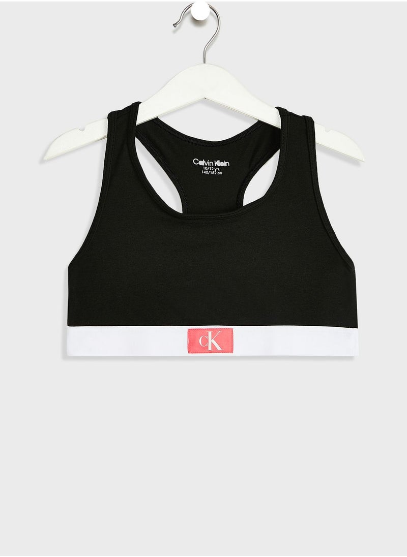 Calvin Klein Jeans - Youth 2 Pack Logo Mini Band Top - Image 1