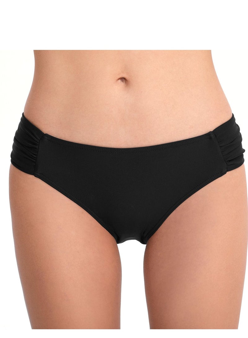 Loquat A New Swimming Trunks Conservative Pleated Women's Briefs Solid Color Swimming Trunks  - Image 1