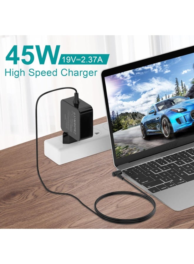 Terabyte كابل شحن لابتوب ASUS بقوة 45 واط 19 فولت 2.37 أمبير متوافق مع Vivobook 14/15/17، Zenbook 13 UX305C X553MA X540MA UX330UA E402SA C200MA (4.0x1.35mm) | مزود طاقة لـ S14 S15 S17 R5 40L 40L X41U - Image 4
