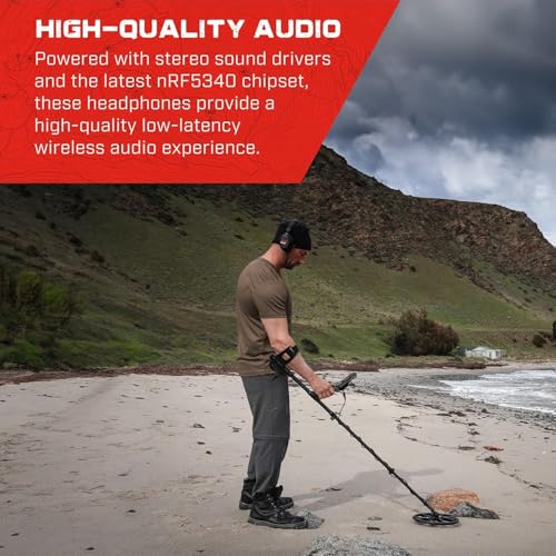MINELAB - ML85 Wireless Low Latency Over Ear Headphone for MANTICORE - Black - Image 4