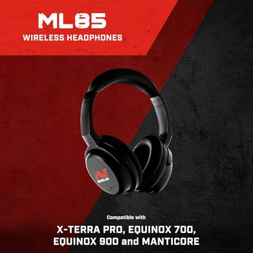 MINELAB - ML85 Wireless Low Latency Over Ear Headphone for MANTICORE - Black - Image 2