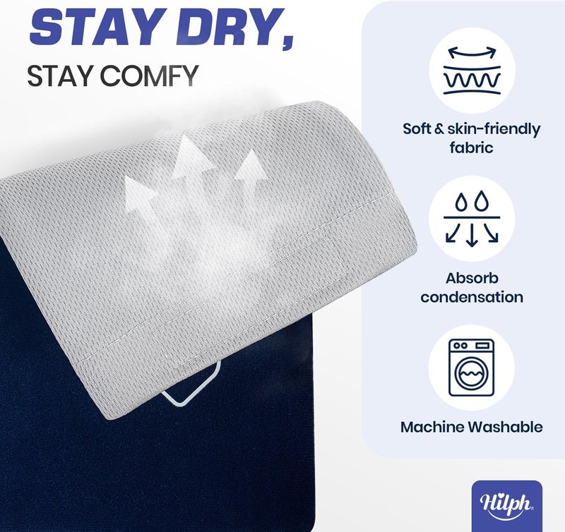 Hilph Ice Packs for Injuries Reusable (3 Pieces), Reusable Gel Hot & Cold Ice Packs with Adjustable Wrap for Knees, Back, Shoulders, Arms and Legs Pain Relief - Image 5