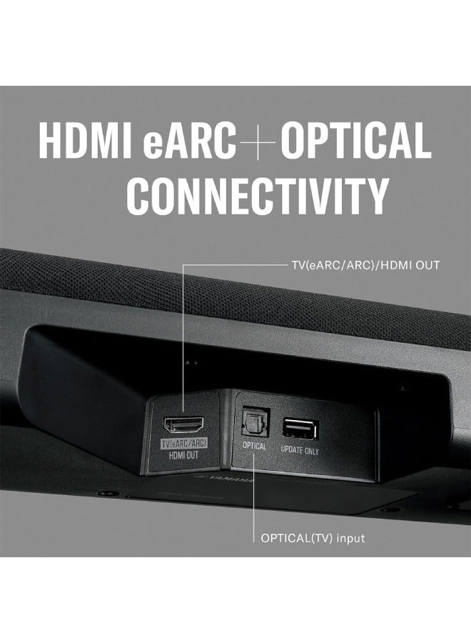 ياماها شريط صوت YAMAHA SR-B40A Dolby Atmos مع مضخم صوت لاسلكي (أسود) - Image 4